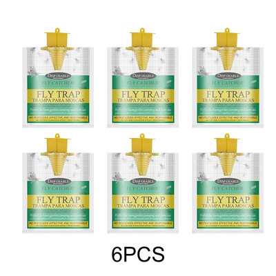 4-8 komada Vanjska zamka za muhe, viseća jednokratna torba za hvatanje muha, zamka za muhe, ose, zamka za insekte, insekticid, ubojica muha protiv komaraca za kućnu farmu
