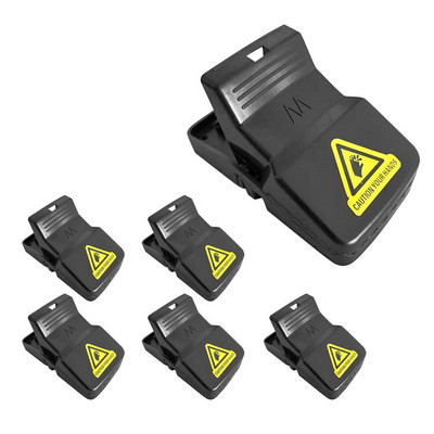 6 ks opakovane použiteľná citlivá domáca pasca na myši, lapač myší, malá pasca na myši, inteligentná samosvorná pasca na myši, bezpečné ovládanie lapania