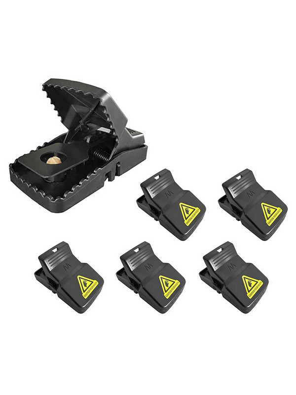 6 ks opakovane použiteľná citlivá domáca pasca na myši, lapač myší, malá pasca na myši, inteligentná samosvorná pasca na myši, bezpečné ovládanie lapania