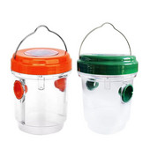 Solarno LED svjetlo Zamka za ose Vrt Vanjska zamka za ubijanje osa Pčela Žuta jakna Zamka za komarce Višekratna viseća zamka za leteće kukce