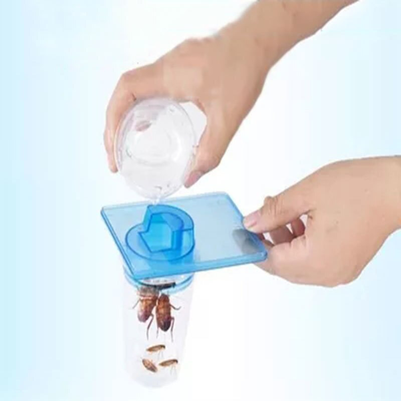 Vylepšená verzia pasce na šváby, bezpečná a účinná, proti švábom, netoxický plastový odpudzovač pre domácu kanceláriu a kuchyňu