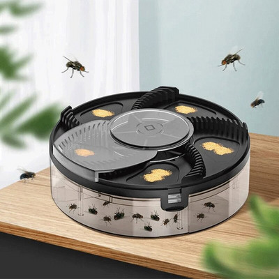 Flies Killer Fly Trap Насекоми Pest Catcher Electric Killer Pest Reject Control Repeller Indoor Outdoor USB Automatic Flycatche