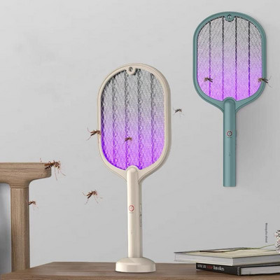 USB акумулаторна 3500V електрическа ракета за насекоми Swatter Zapper Summer Mosquito Swatter Kill Fly Household Bug Zapper Killer Trap