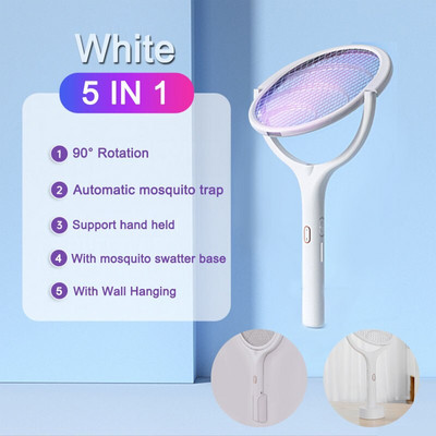 5 viename elektrinis uodų naikintuvas uodų naikintuvas UV lempos raketė USB įkrovimas vasarą