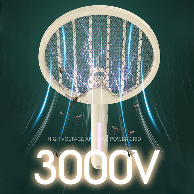 „Du viename“ elektrinė uodų naikintuvo lemputė 3000 V USB įkraunama vasaros uodų naikintuvai, žudantys musių vabzdžius