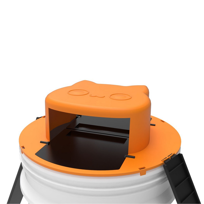 Stumdomas kibiro dangtelis Pelės gaudyklė Apverčiamas N Slankusis kibiras dangtelis Pelės gaudyklė Humaniškas spąstų durelių stilius Efektyvus sanitarinis pelių gaudyklė