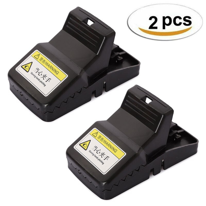 Plastová pasca na myši, tvrdená dvojitá pružinová pasca na myši, pouličná klietka na myši, kontrola škodcov, opakovane použiteľná pasca na myši a potkany