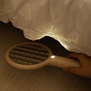 Преносима електрическа ловка за комари Мини USB зареждане Мощна лятна мухобойка Домашен капан Ракета за насекоми Буболечки