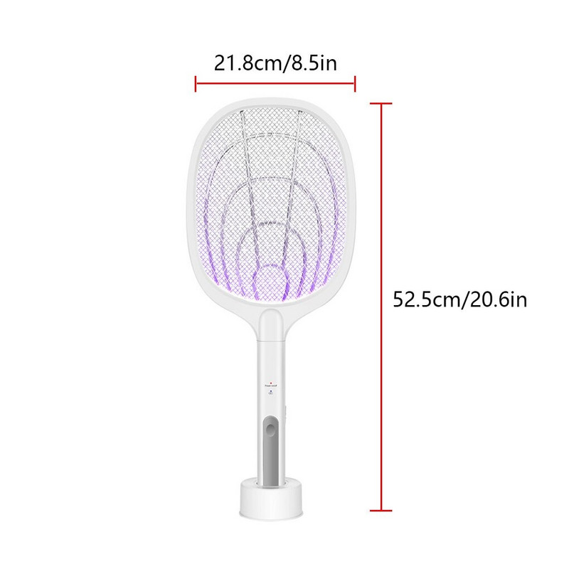 3000 V elektrinis musių naikintuvas su UV šviesa USB įkraunama LED lempa vasaros uodų gaudyklės raketė nuo vabzdžių vabzdžių