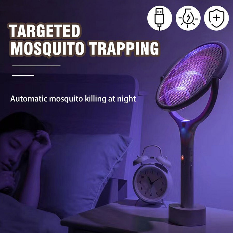 5In1 3500V uodų žudymo lempa daugiafunkcinis reguliuojamo kampo elektrinis vabzdžių užtrauktukas USB įkraunamas išmanusis uodų naikintuvas