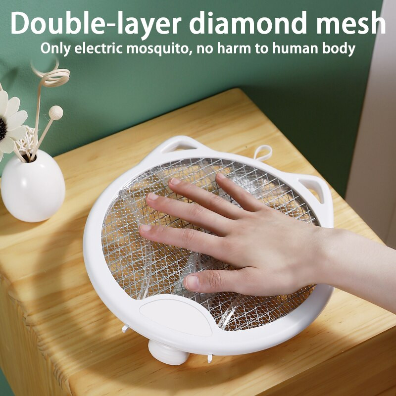 Sulankstomas elektrinis vabzdžių naikintuvas su UV lempa Įkraunamas vabzdžių musių gaudyklė Vasarinė musių vabzdžių naikintuvo raketė