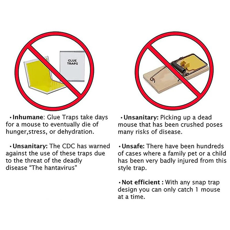 Jednoduchá výklopná a posuvná pasca na myši s vekom, humánna alebo smrteľná pasca, štýl opakovane použiteľných plastových inteligentných pascí na myši, štýl viacerých
