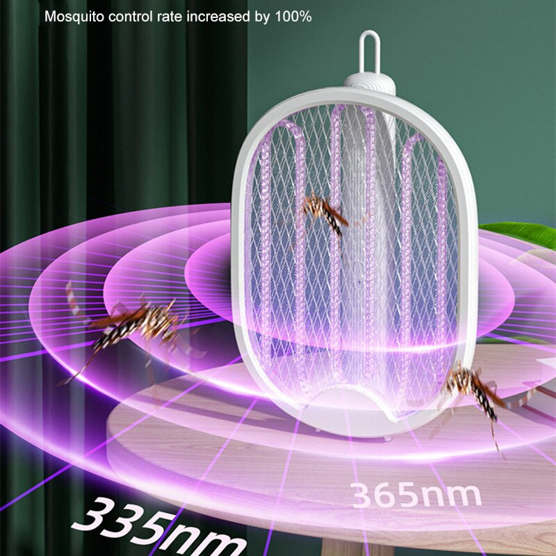 Sulankstomas elektrinis uodų naikintuvas vabzdžių raketė USB įkraunama uodų svaidyklė Kill Fly Bug Zapper Flies Killer Trap