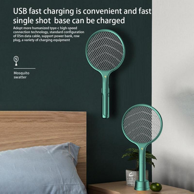 3000V Mosquito Killer Light elektromos szúnyogcsapó USB újratölthető alap légyfogó poloskazár lámpa rovar ütő
