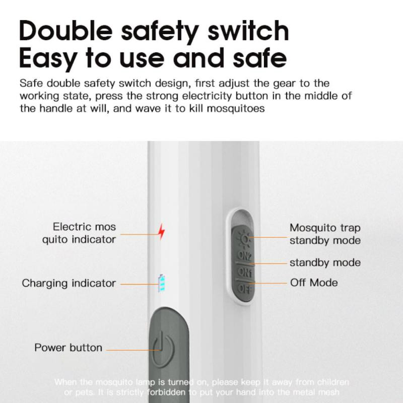 3000 V uodų žudiko lemputė, elektrinė uodų naikintuvas, USB įkraunamas pagrindas, musių gaudyklė, atbaidanti lempą nuo vabzdžių