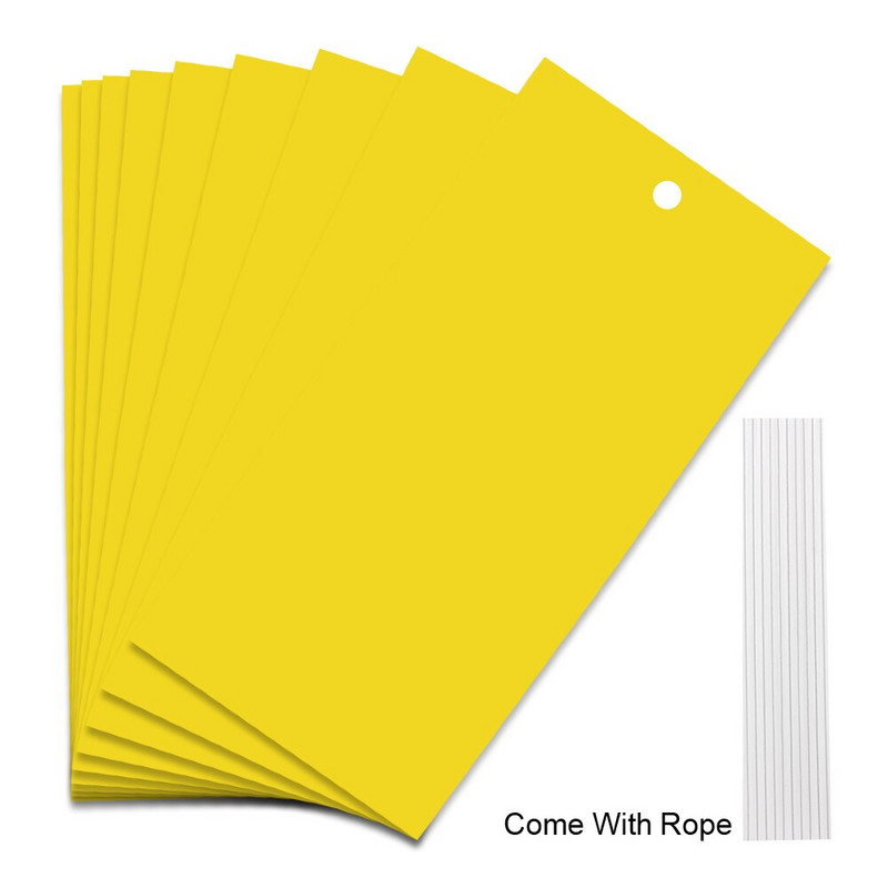 Šiltnamiui Namui Sodui Skraidantis vabzdžių gaudymo kontrolinis lipdukas 30/50 vnt.