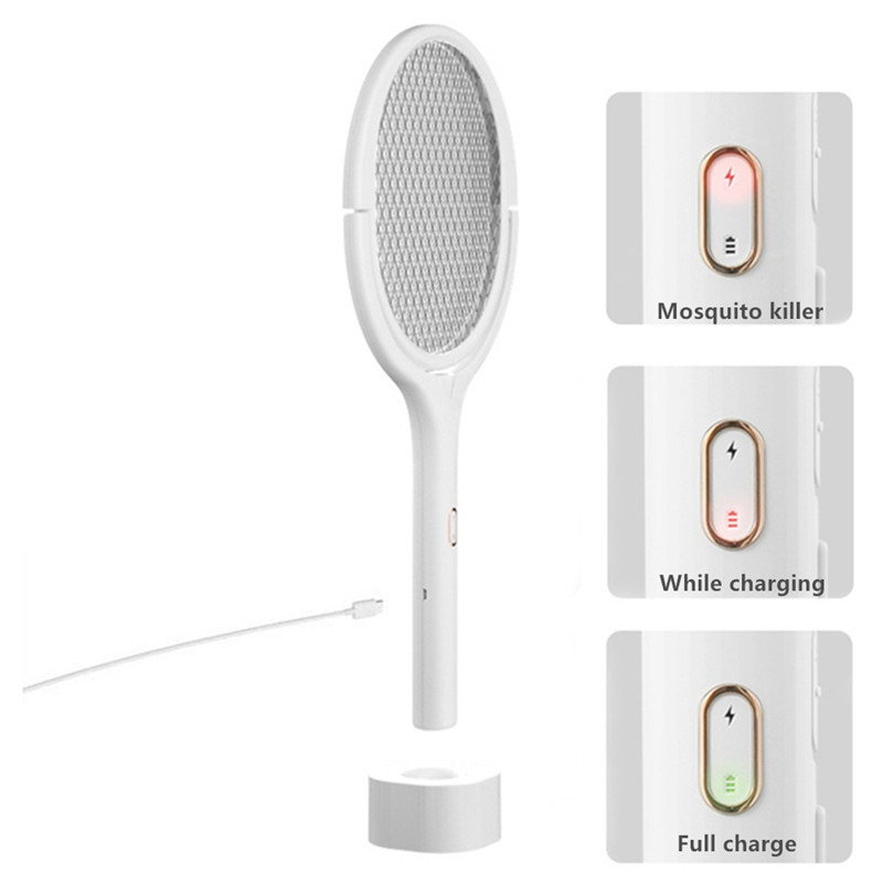 5 viename elektrinė uodų mušimo lempa Daugiafunkcinis reguliuojamas vabzdžių užtrauktukas Elektrinis USB įkraunamas uodų mušimo batas