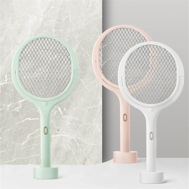 5 viename elektrinė uodų mušimo lempa Daugiafunkcinis reguliuojamas vabzdžių užtrauktukas Elektrinis USB įkraunamas uodų mušimo batas