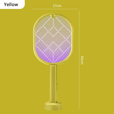 Lampă ucigaș țânțari 2 ÎN 1 3000V Stropitor de țânțari Dispozitiv electric de eliminare a țânțarilor Reîncărcabil prin USB Capcană pentru ucigarea insectelor de muște de vară de uz casnic