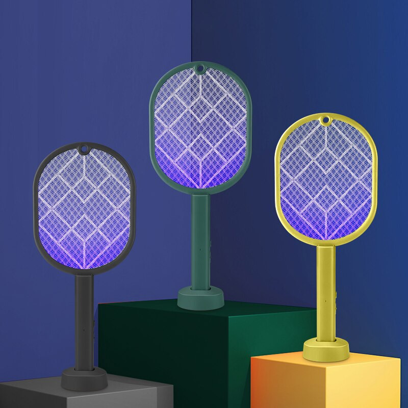 Lampă ucigaș țânțari 2 ÎN 1 3000V Stropitor de țânțari Dispozitiv electric de eliminare a țânțarilor Reîncărcabil prin USB Capcană pentru ucigarea insectelor de muște de vară de uz casnic