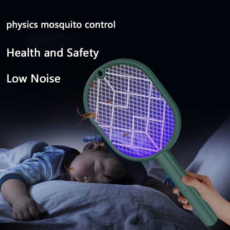 Lampă ucigaș țânțari 2 ÎN 1 3000V Stropitor de țânțari Dispozitiv electric de eliminare a țânțarilor Reîncărcabil prin USB Capcană pentru ucigarea insectelor de muște de vară de uz casnic