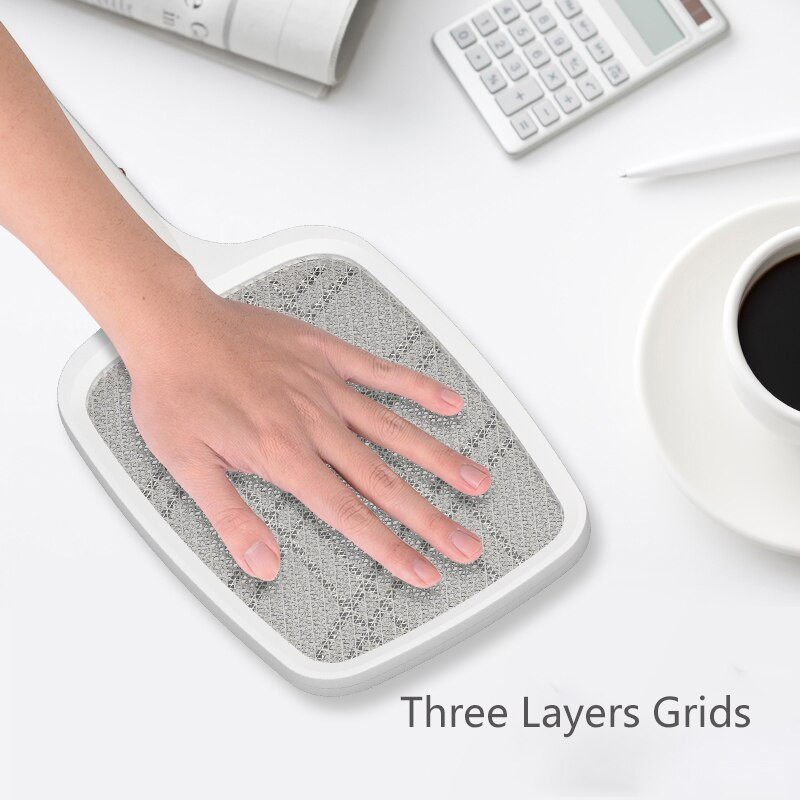 3000V zvârlitor de țânțari reîncărcabil cu 6 LED-uri cu lumină UV lampă ucigaș de țânțari pentru acasă Zapper electric de insecte capcană de ucigare a insectelor de muște de vară