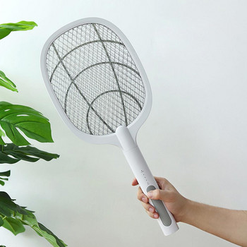 USB акумулаторна електрическа бойка против комари с UV лампа Killer Handheld Racket Insect Fly Bug Wasp Fly Swatter Electric Tennis B
