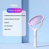 Vasarinė 5 viename uodų naikintuvo lemputė daugiafunkcinis reguliuojamo kampo elektrinis vabzdžių užtrauktukas Įkraunamas išmanus uodų svaidiklis