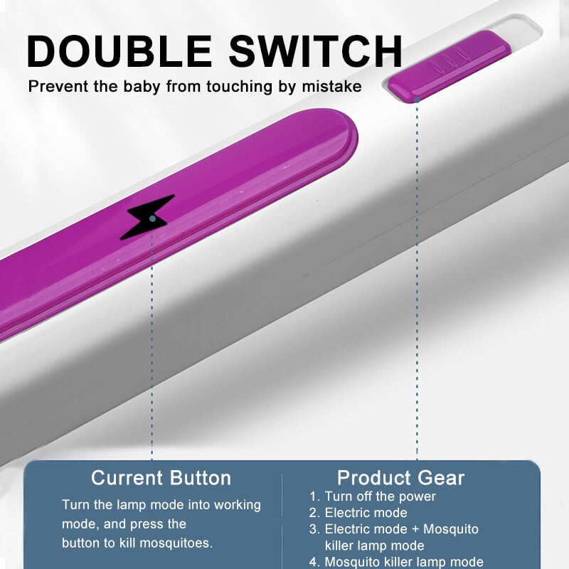 3 v 1 10/6 LED lampa na komáre, pasca, zabíjačka komárov, 3000V elektrická lampa na hmyz, nabíjateľná USB, letná plácačka na muchy, proti komárom