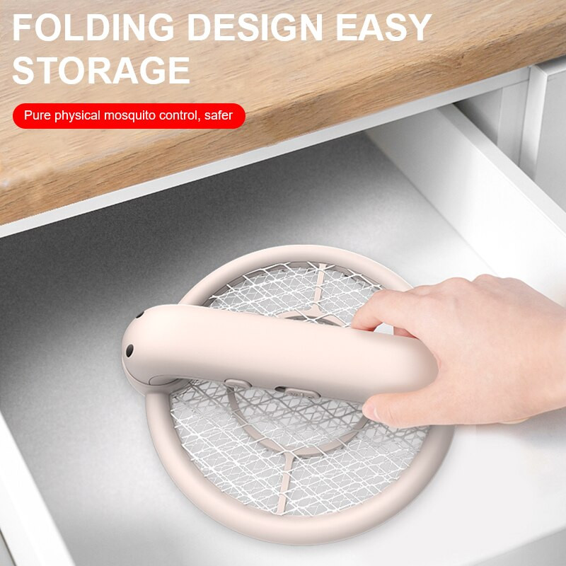 Karšta 3 viename uodus naikinanti raketė, įkraunama sulankstoma elektros smūgio užtrauktukas nuo uodų LED ultravioletinė šviesa miegamojo namams