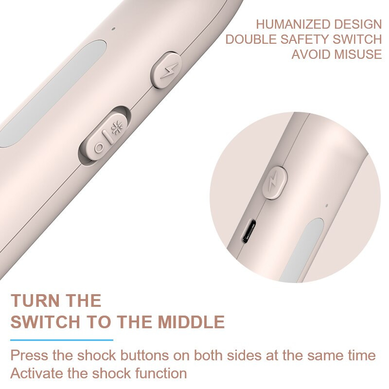 Karšta 3 viename uodus naikinanti raketė, įkraunama sulankstoma elektros smūgio užtrauktukas nuo uodų LED ultravioletinė šviesa miegamojo namams