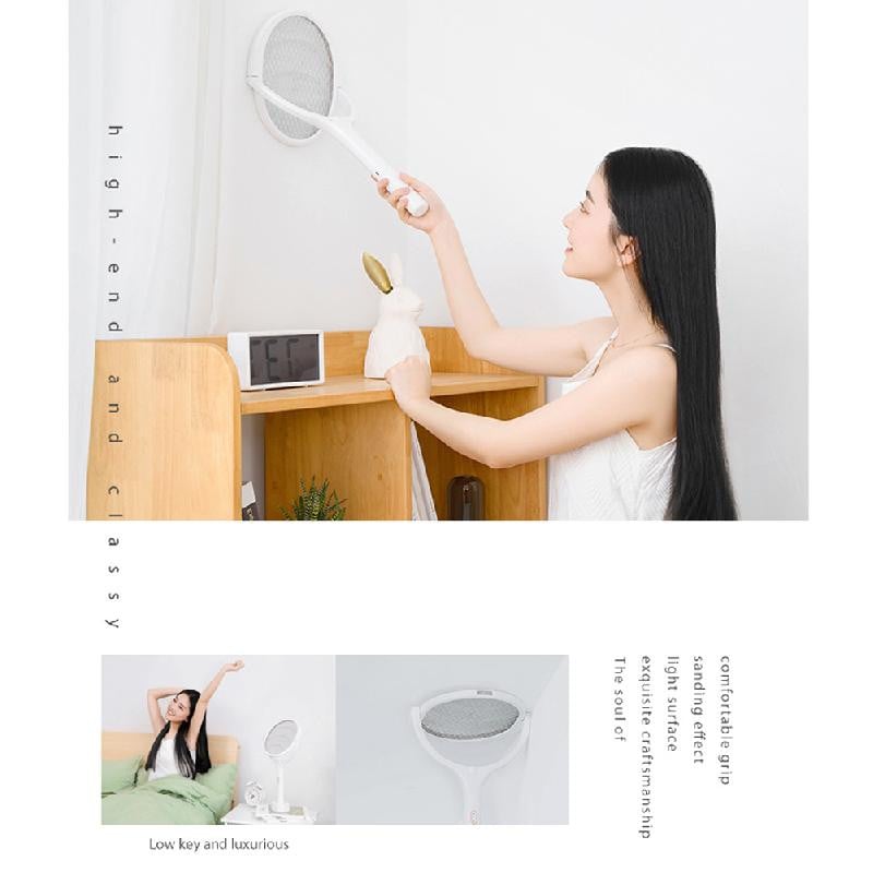 Nauja 5 viename elektrinė uodų naikintuvo lemputė 3500 V USB pakraunamo kampo reguliuojama elektrinė vabzdžių mušimo lazda