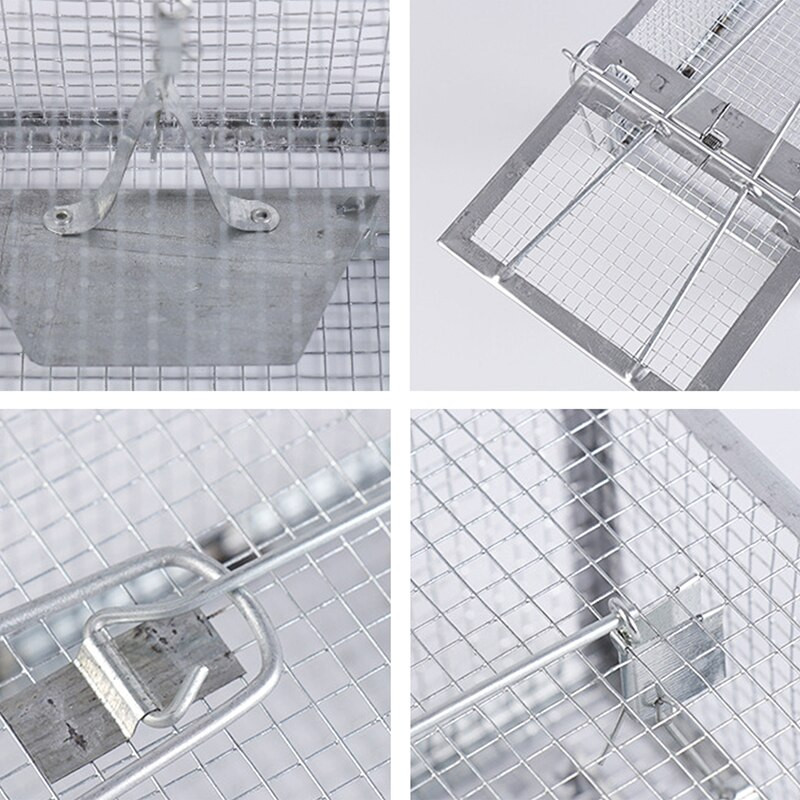 Capcană reutilizabilă pentru șoareci Cușcă de metal Soareci pentru rozătoare Prindetor de șobolani Produse pentru combaterea dăunătorilor Gadget-uri pentru uz casnic în aer liber