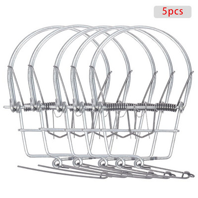 Capcane de metal pentru șobolani, 1/3/5 buc, capcană pentru nevăstuică, capcană cu primăvară, cușcă mică pentru rozătoare, respingătoare pentru cârtițe, dispozitiv pentru controlul dăunătorilor