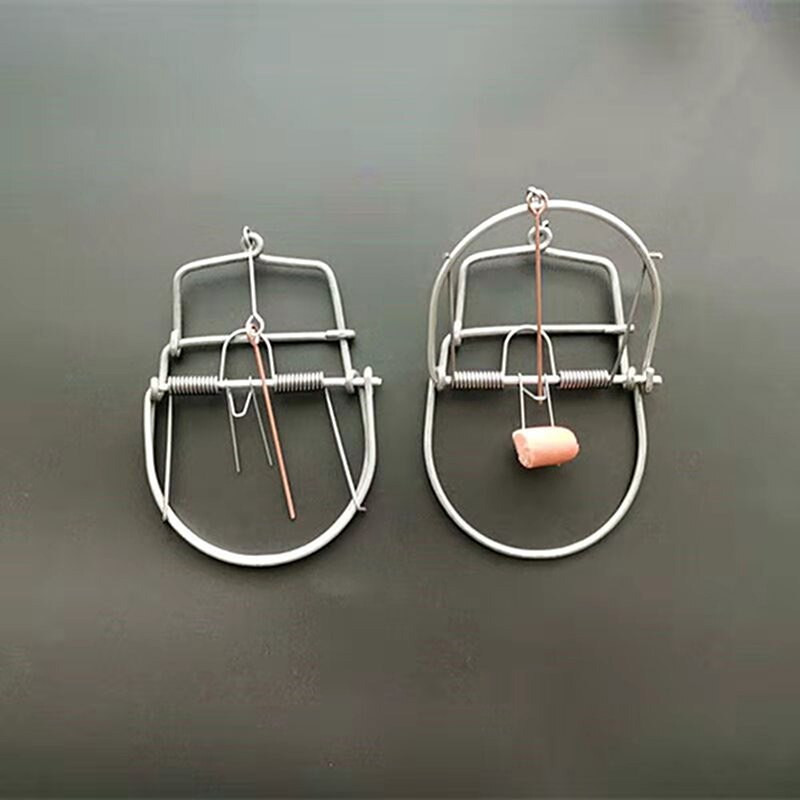 Capcane de metal pentru șobolani, 1/3/5 buc, capcană pentru nevăstuică, capcană cu primăvară, cușcă mică pentru rozătoare, respingătoare pentru cârtițe, dispozitiv pentru controlul dăunătorilor