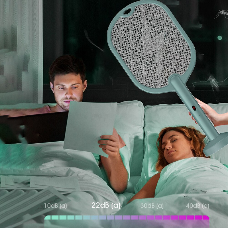 3500 V 2 u 1 električna mlaznica za insekte, USB punjiva ljetna mlaznica za komarce, zamka za ubijanje insekata