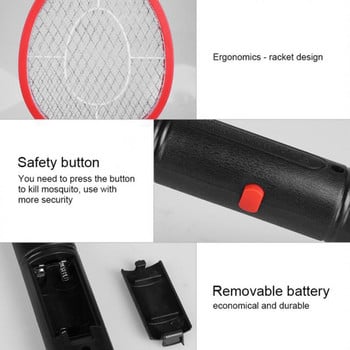 Ηλεκτρική φορητή ρακέτα Bug Zapper Φορητή ρακέτα κουνουπιών Killer Pest για υπαίθριο υπνοδωμάτιο