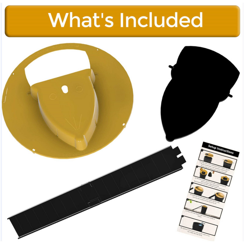 Daugkartinio naudojimo plastikinis išmanusis pelės gaudyklė apverčiamas N slankiojančiu kibiru Dangtis Pelės žiurkės pelės gaudyklė Humaniškas arba mirtinas spąstų durelių stiliaus daugiafunkcis gaudiklis