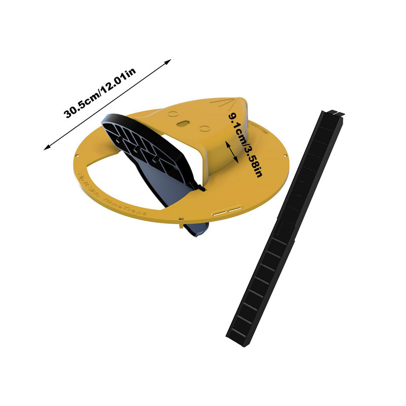 Daugkartinio naudojimo plastikinis išmanusis pelės gaudyklė apverčiamas N slankiojančiu kibiru Dangtis Pelės žiurkės pelės gaudyklė Humaniškas arba mirtinas spąstų durelių stiliaus daugiafunkcis gaudiklis