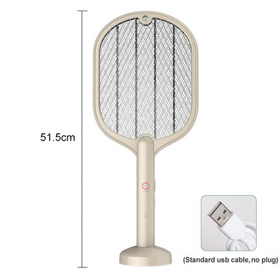 3000 V elektrinis musių naikintuvas su UV šviesa USB įkraunama LED lempa vasaros uodų gaudyklės raketė nuo vabzdžių vabzdžių