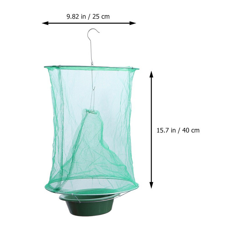 Lapač much, zabijak, ranč, vonkajšia závesná klietka do sadu, chytanie múch, klietky na odtrhávanie záhradných chrobákov, ovocie, opakovane použiteľný stabilný nástroj.