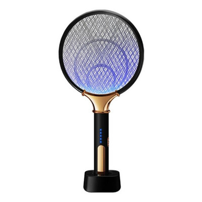 2in1 Mosquito Swatter elektrinis įkraunamas Mosquito Killer UV šviesos LED lempa Mosquito Trap Anti Fly Bug Zapper vabzdžių raketė
