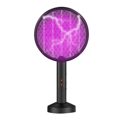 Rachetă electrică pentru insecte 2 în 1 USB 4000V Zapper Zapper Reîncărcabil prin USB Swatter pentru țânțari de vară Kill Fly Bug Zapper Killer Capcană