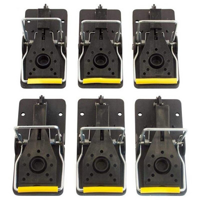 Pasca na myši, opakovane použiteľná a ľahko použiteľná, zacvakávacia, balenie 6 kusov