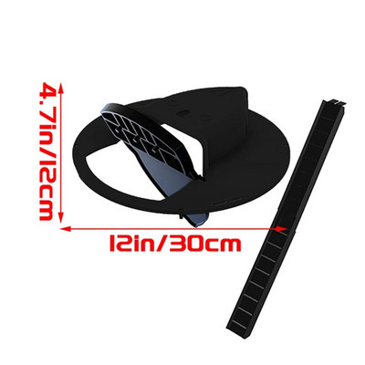 Žiurkės pelės gaudyklė, daugkartinio naudojimo išmanusis apverčiamas ir stumdomas kibiro dangtelis pelėkautas viduje lauko sodas, automatinis atstatymas, žiurkės durų stiliaus daugiafunkcis gaudiklis