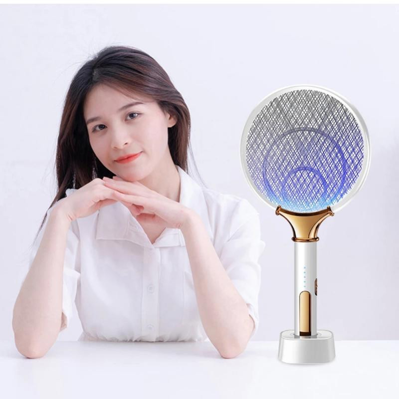 2 viename LED elektrinis uodų naikintuvas 1200 mAh USB įkraunamas anti-fly bug Zapper Killer Trap vabzdžių raketės kenkėjų kontrolės produktas