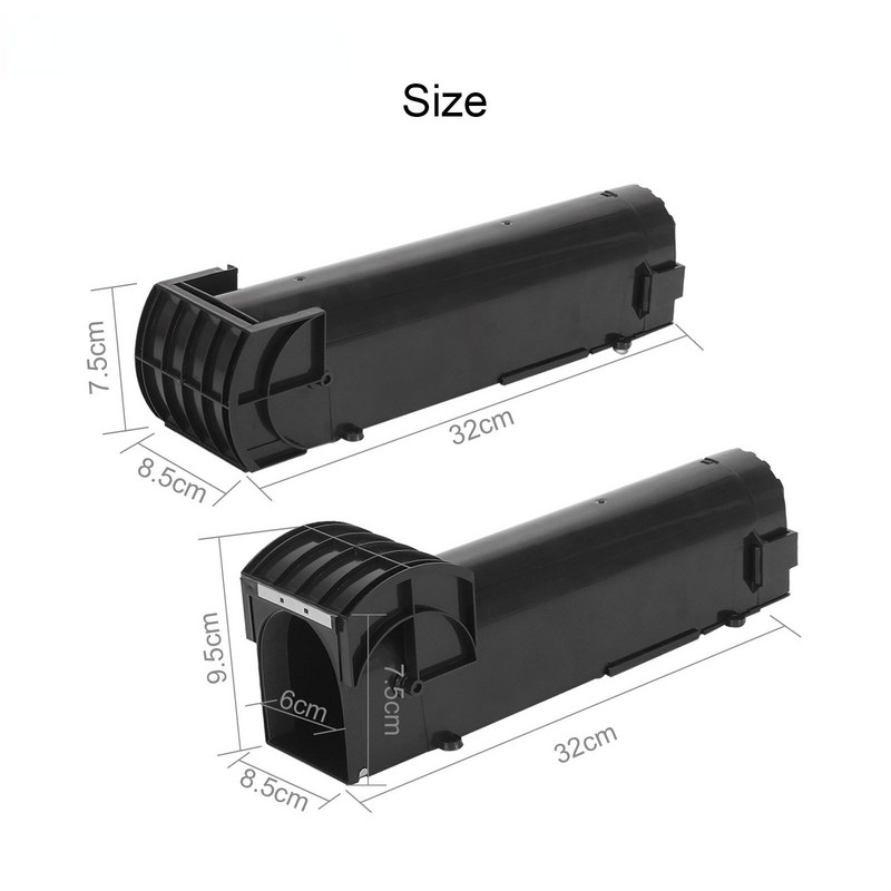 Inteligentná samosvorná pasca na myši, bezpečná, pevná, priehľadná, domáca lapač myší, plastová, opakovane použiteľná, humánna, vnútorná, vonkajšia, pasca na potkany
