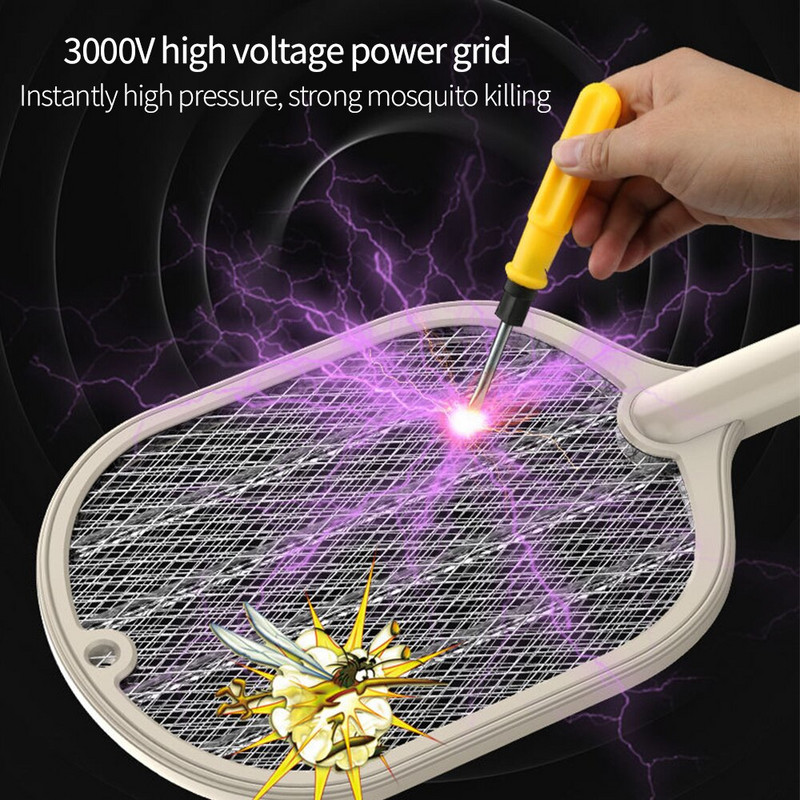 3000 V išmanioji buitinė uodų naikintuvo lemputė elektros šokas nuo uodų gaudyklės USB įkroviklis, uodų gaudyklė