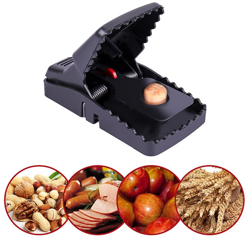 Domáca nástraha Snap Pružinová návnada Plastový lapač potkanov Kontrola škodcov Pasca na potkany Pasca na myši