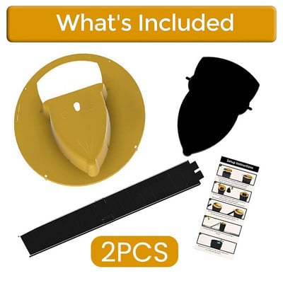 Opakovane použiteľná inteligentná pasca na myši s potkanom, plastová výklopná a posuvná vedrová pasca na myši, humánna alebo smrteľná pasca na myši s viacerými úlovkami, automatické resetovanie